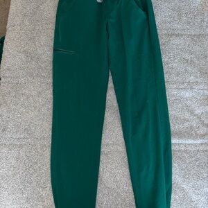 Figs Hunter Green Scrub Pants